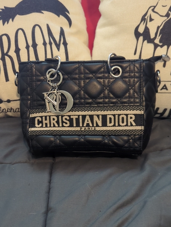 Dior Handbags - Lady Dior Micro Black Quilted Bag